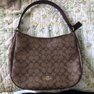 Coach Signature Hobo, Brown